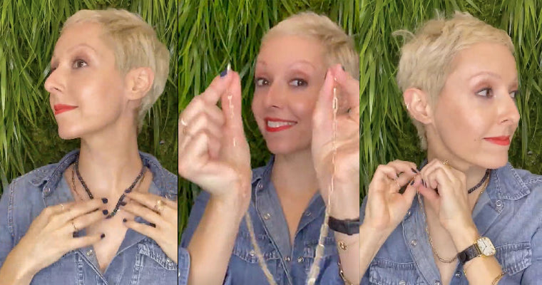 3 Ways To Wear It: Chunky Paperclip Chain + Opal Necklace