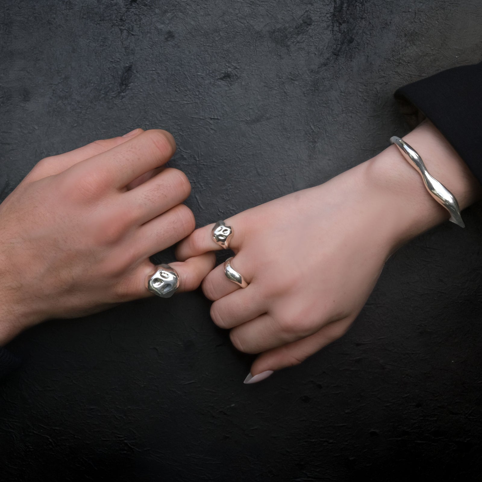 Sterling Silver Rings, Bracelets + Anklets