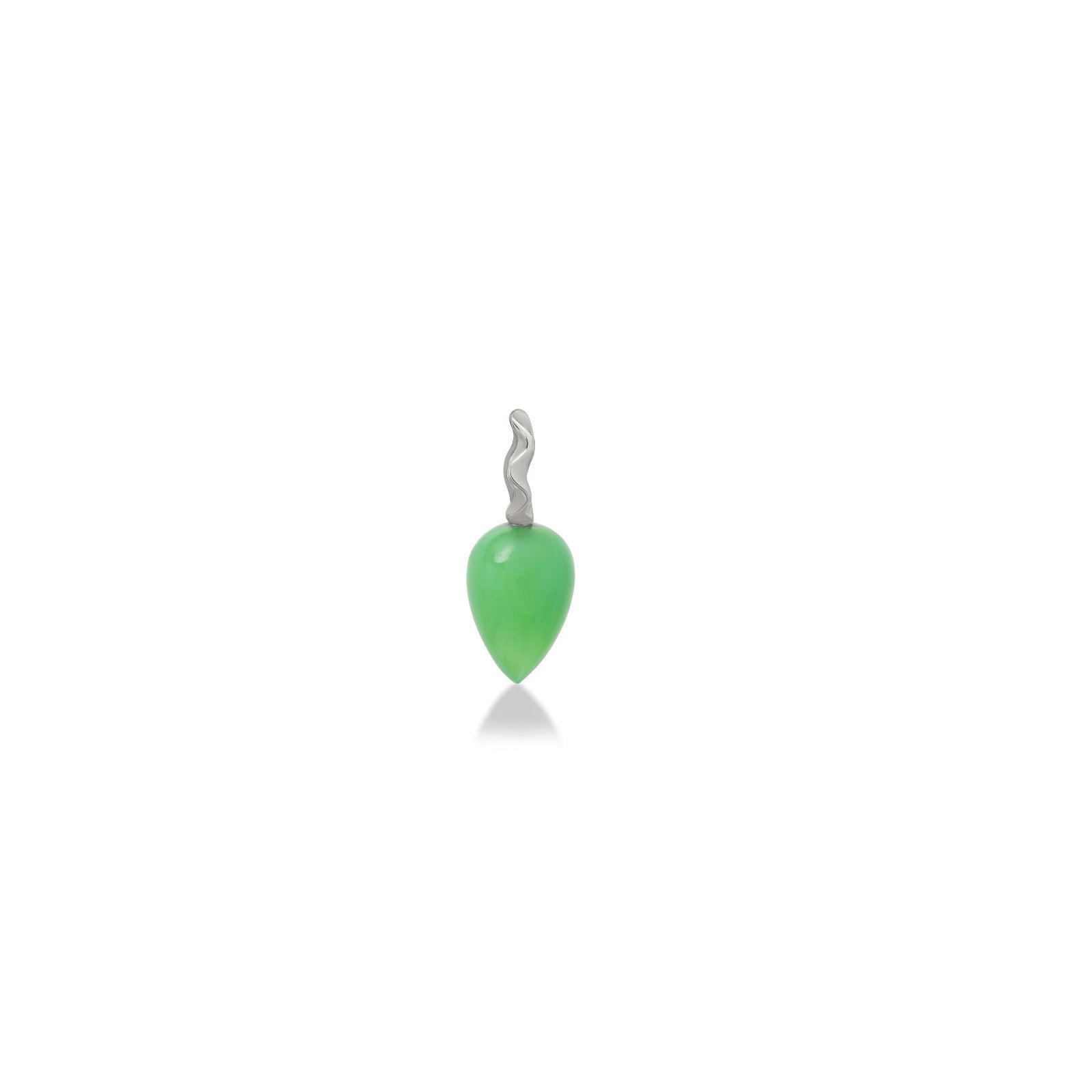 Chrysoprase Drop Charm
