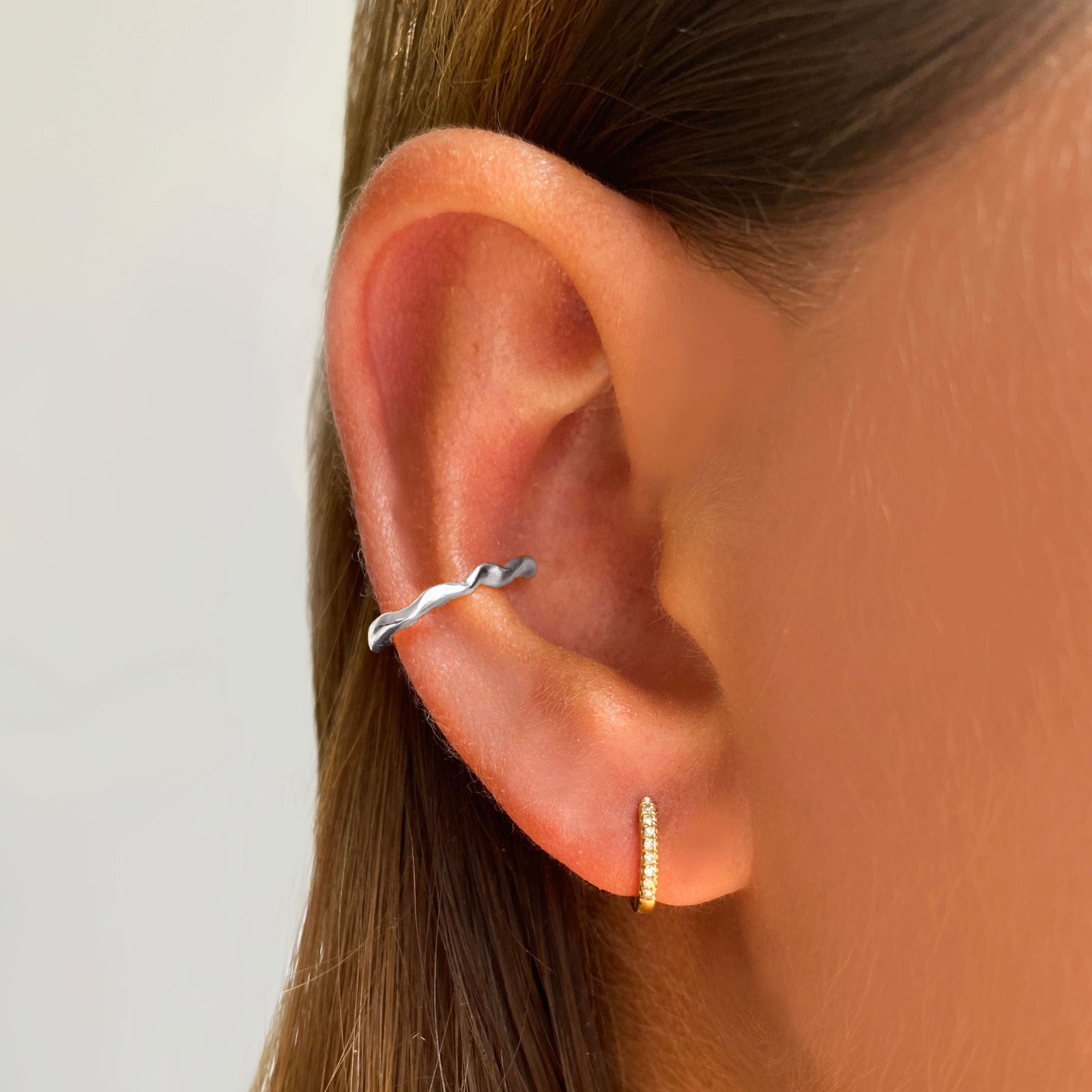 Ripple Midi Ear Cuff