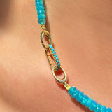 Small Turquoise Charm Lock
