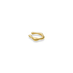 14K recycled Molten Midi Ear Cuff on a white background